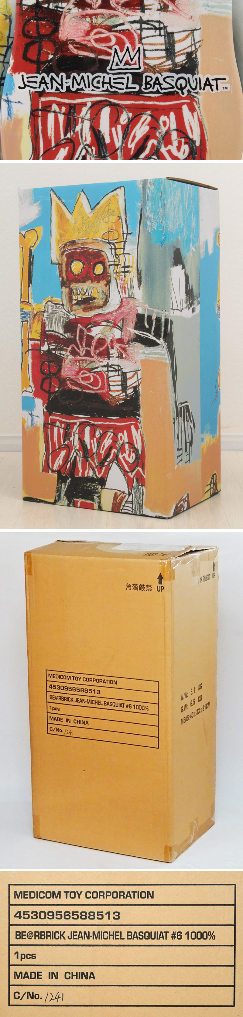大阪店舗BE@RBRICK ベアブリック バスキア Jean-Michel Basquiat #6 1000% ◆大幅値下げ!! キューブリック、ベアブリック